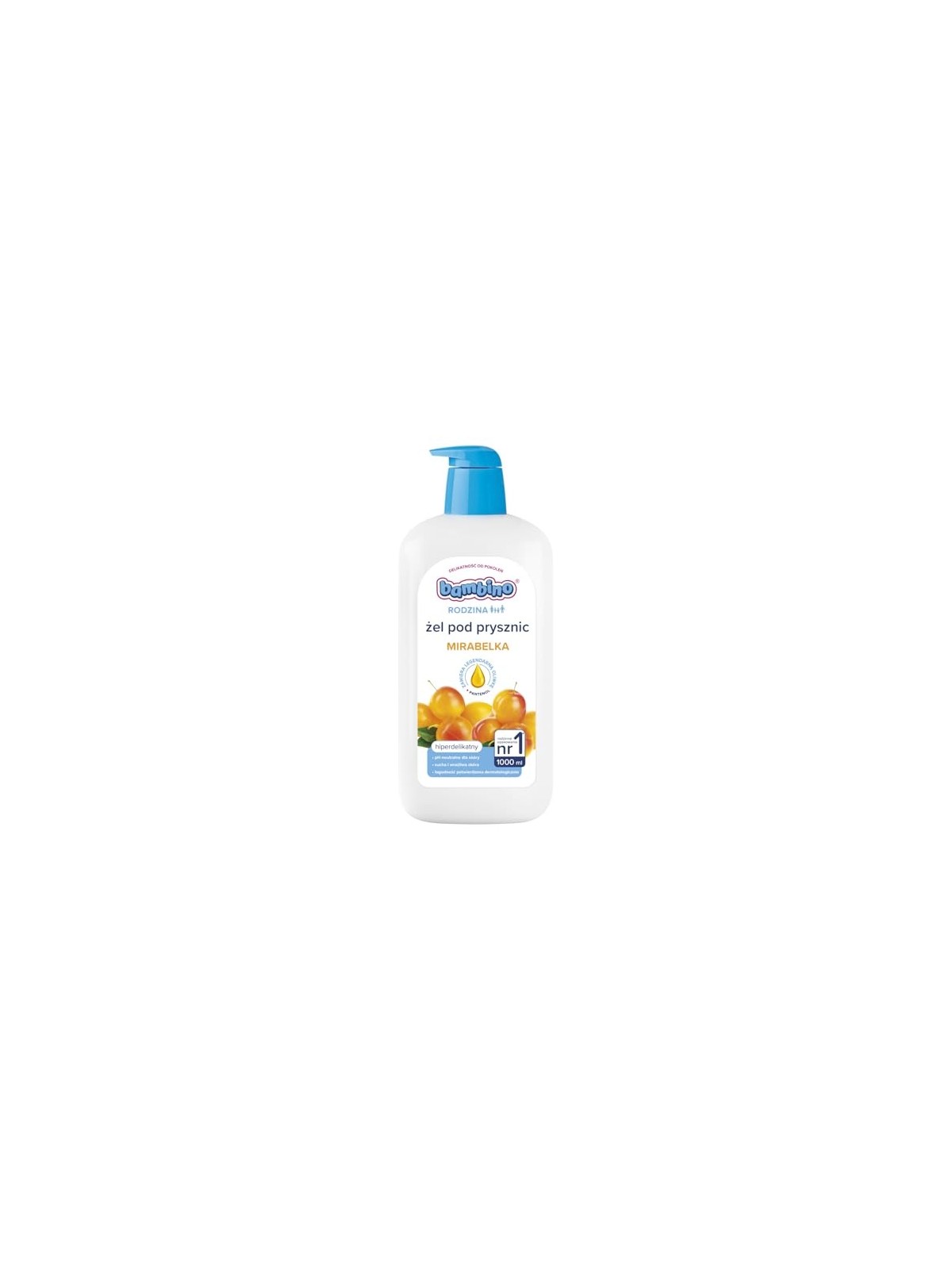 Gel doccia Mirabelka iperdelicato BAMBINO Famiglia 1000ml