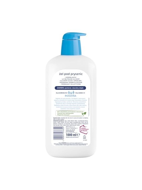 Gel doccia Mirabelka iperdelicato BAMBINO Famiglia 1000ml