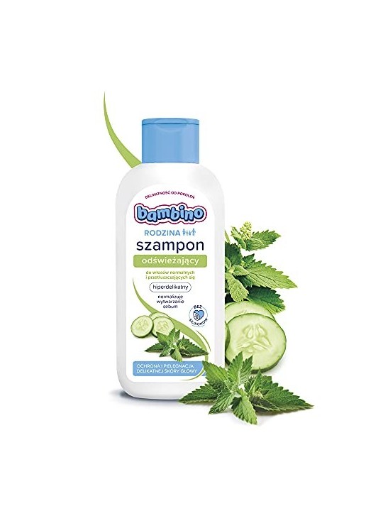 Shampoo rinfrescante per capelli normali e grassi 400ml