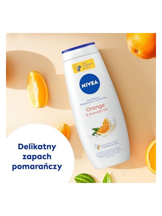 Nivea Orange & Avocado Oil Care Shower gel doccia nutriente 500ml