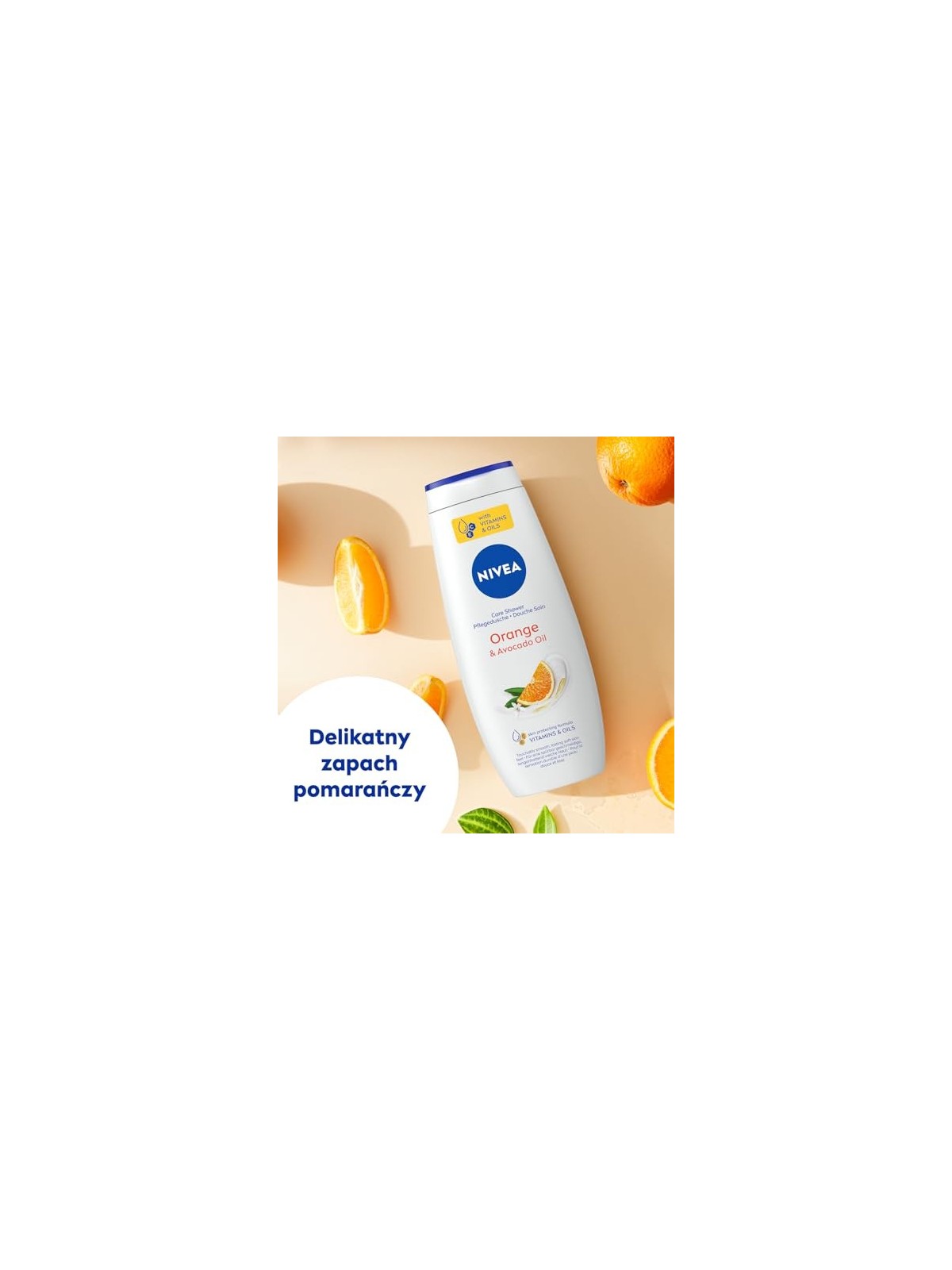 Nivea Orange & Avocado Oil Care Shower gel doccia nutriente 500ml