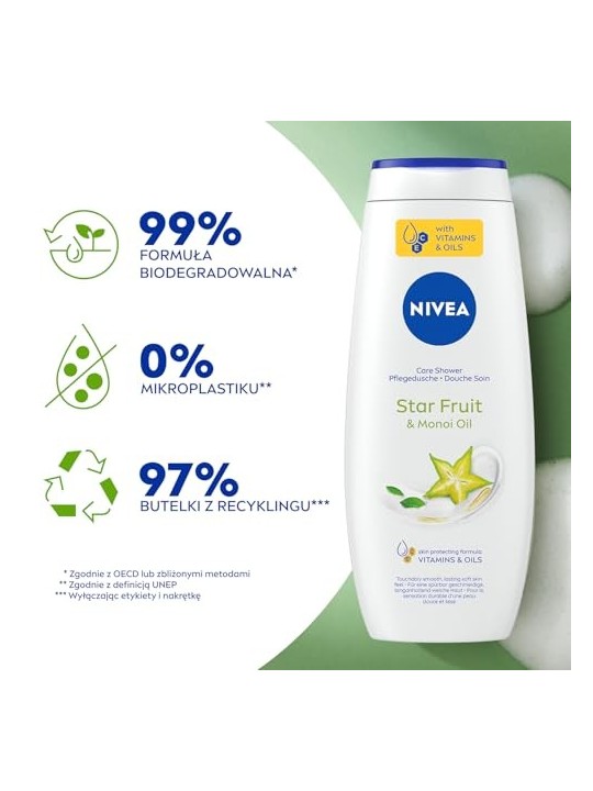 NIVEA Soft Care Shower Gel Star Fruit & Monoi Oil