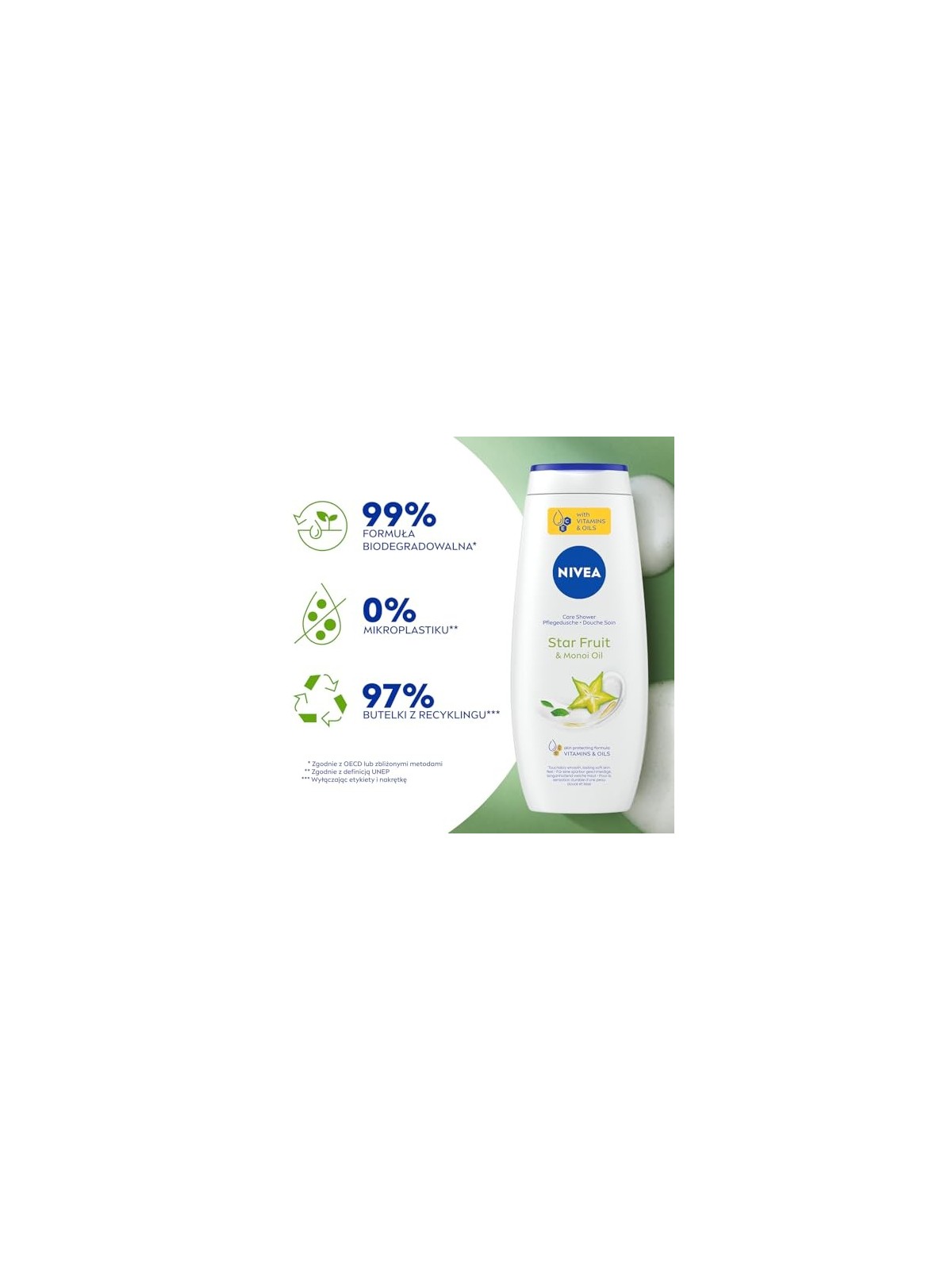 NIVEA Soft Care Shower Gel Star Fruit & Monoi Oil