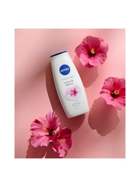 Nivea Care Relax Shower Bath Gel doccia e schiuma da bagno donna 750ml