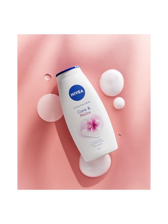 Nivea Care Relax Shower Bath Gel doccia e schiuma da bagno donna 750ml