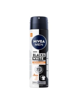 NIVEA Men Black White Invisible Ultimate Impact spray antitraspirante 150ml