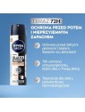 NIVEA Men Black White Invisible Ultimate Impact spray antitraspirante 150ml
