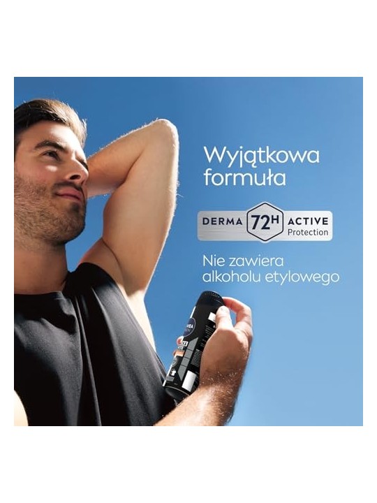 NIVEA Men Black White Invisible Ultimate Impact spray antitraspirante 150ml