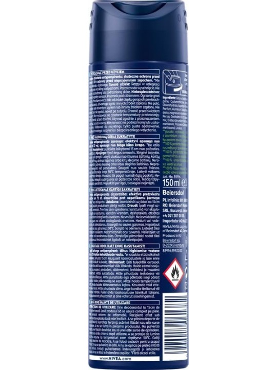 NIVEA Men Dry Fresh spray antitraspirante 150ml