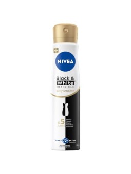 NIVEA Black & White Invisible Silky Smooth spray antitraspirante 250ml