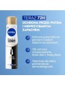 NIVEA Black & White Invisible Silky Smooth spray antitraspirante 250ml