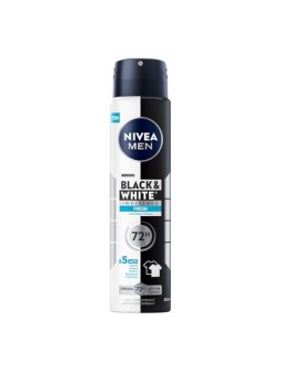 NIVEA Men Black White Invisible Fresh antitraspirante spray 48h 250ml
