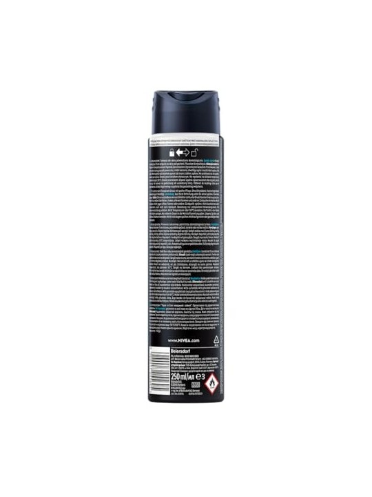 NIVEA Men Black White Invisible Fresh antitraspirante spray 48h 250ml