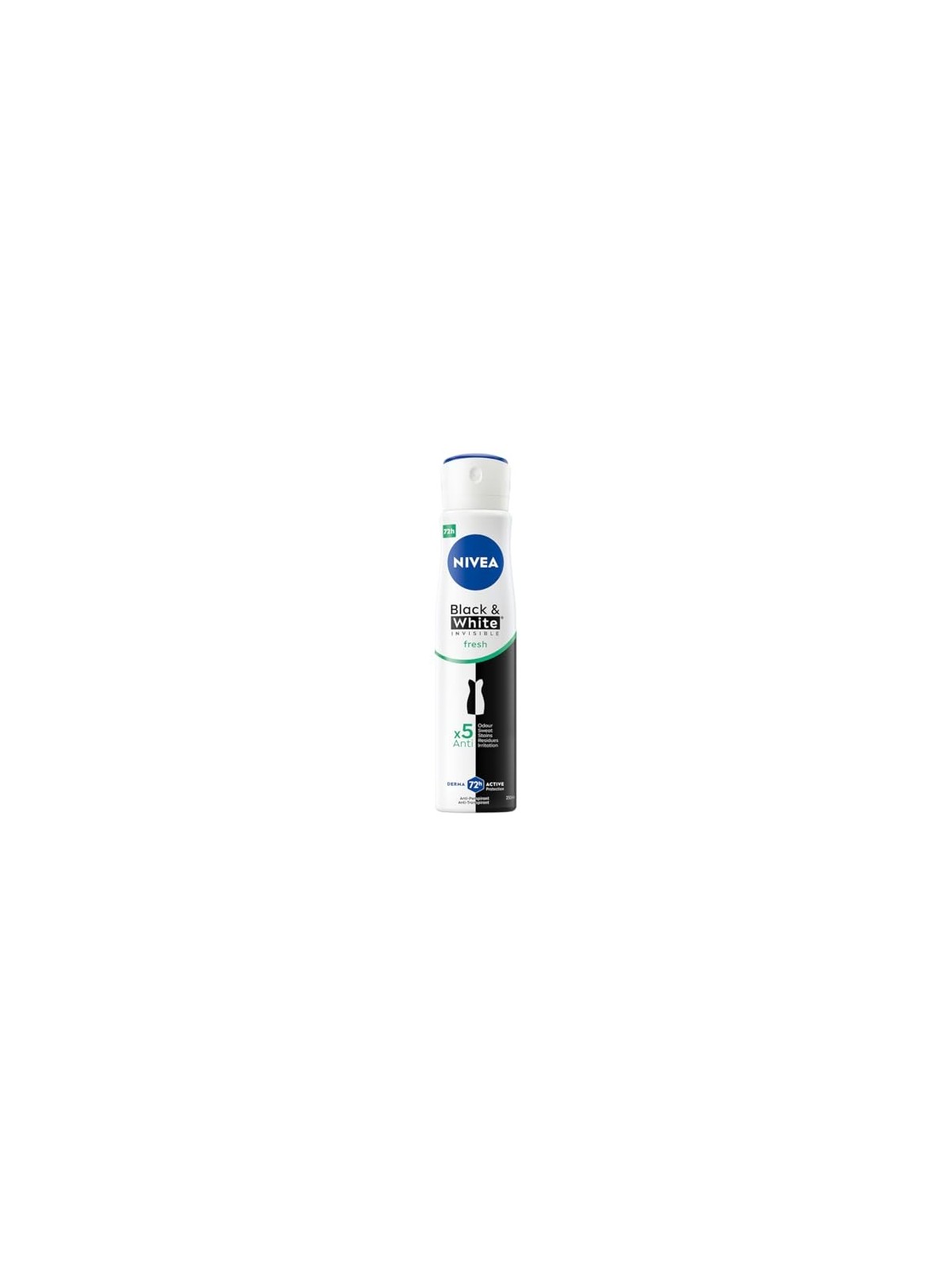NIVEA BlackWhite Invisible Fresh spray antitraspirante 250ml