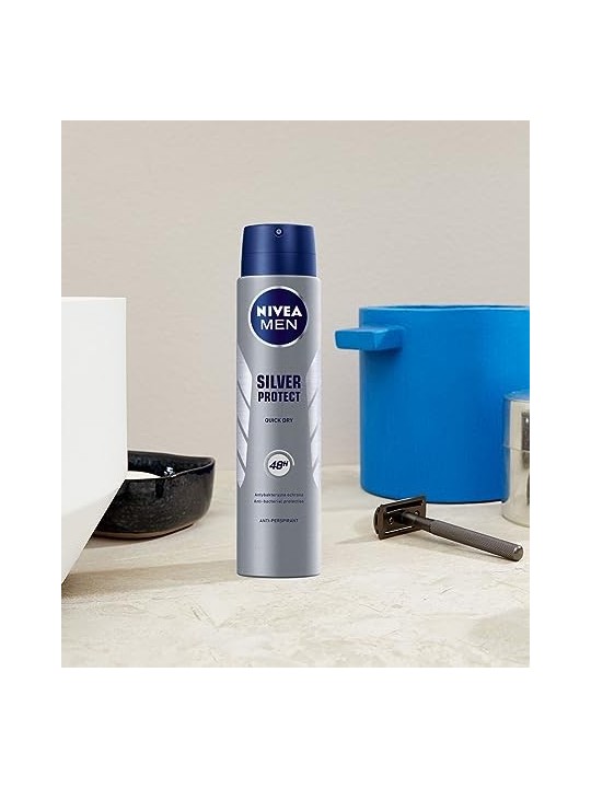 NIVEA Men Silver Protect spray antitraspirante 48H 250ml
