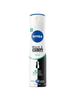 NIVEA Black White Invisible Fresh spray antitraspirante 48H 150ml