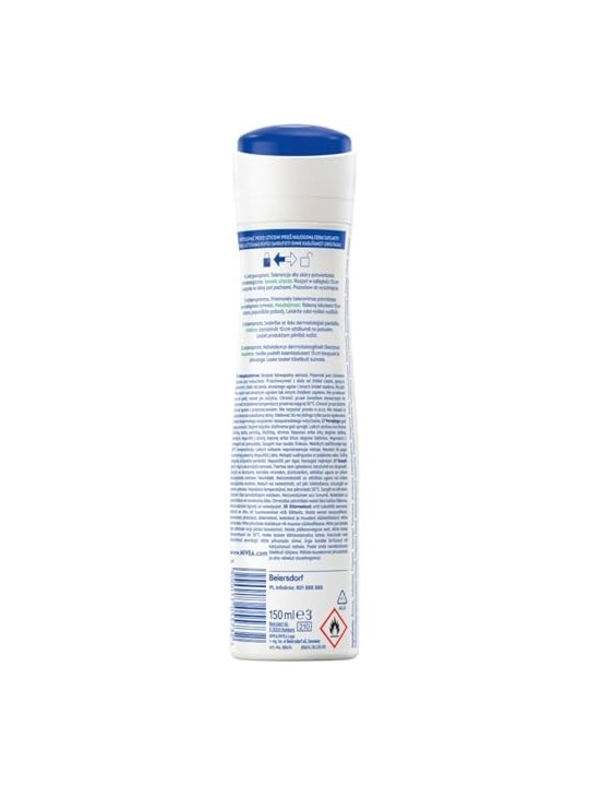 NIVEA Black White Invisible Fresh spray antitraspirante 48H 150ml