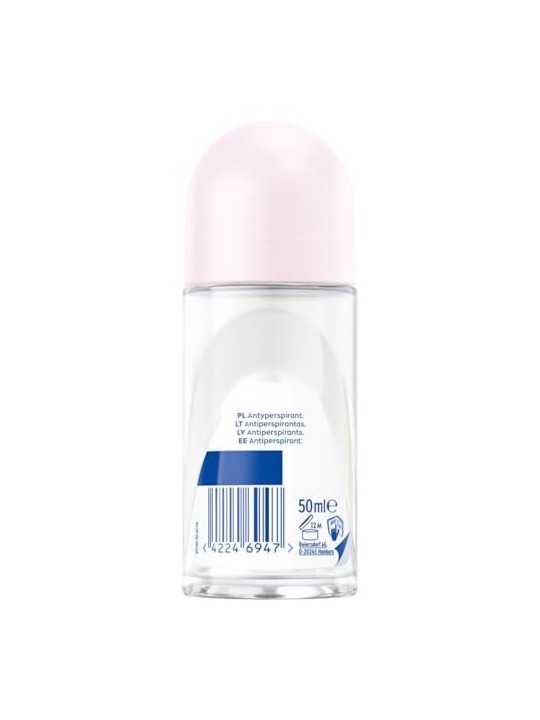 NIVEA Invisible BlackWhite antitraspirante rollon 48H Trasparente 50ml