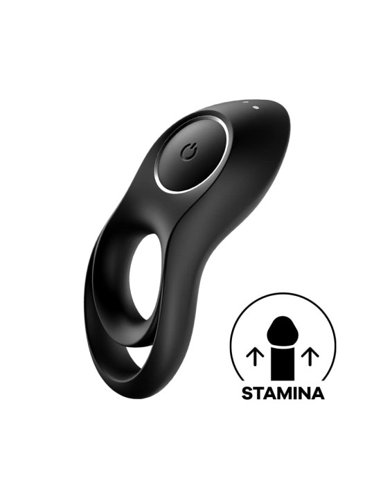 Satisfyer LEGENDARY DUO Vibrating Ring Black 1UN