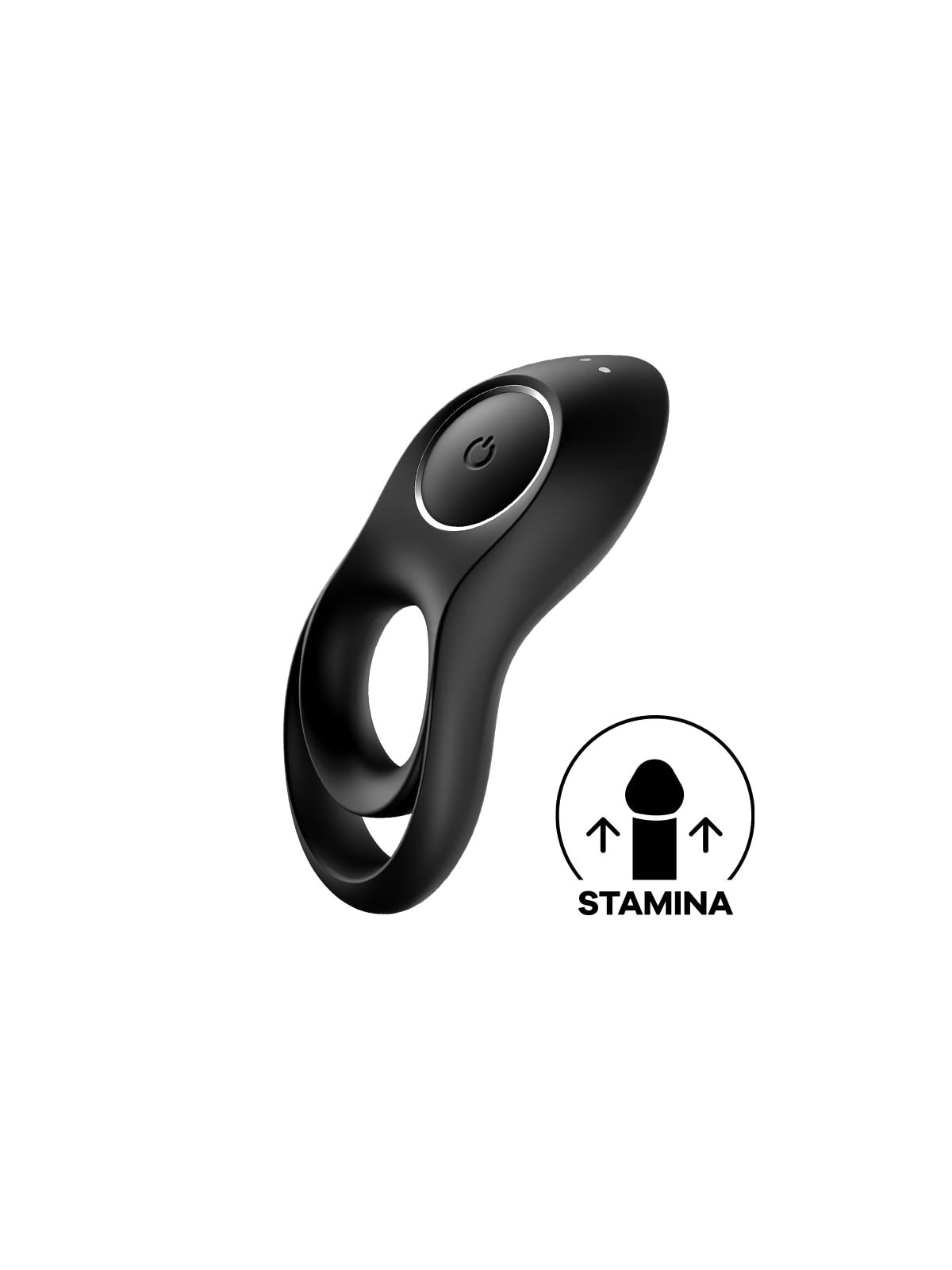 Satisfyer LEGENDARY DUO Vibrating Ring Black 1UN