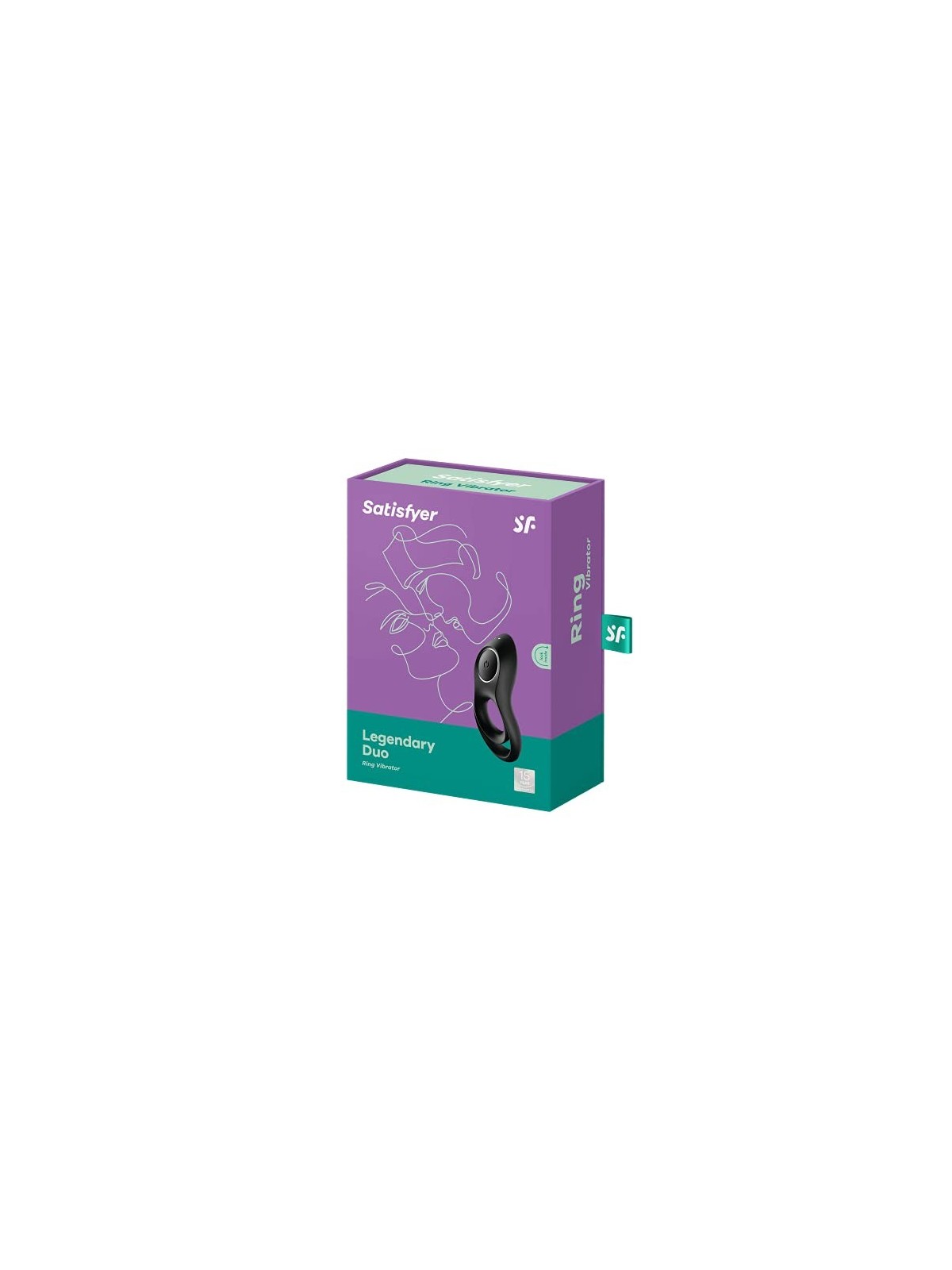 Satisfyer LEGENDARY DUO Vibrating Ring Black 1UN
