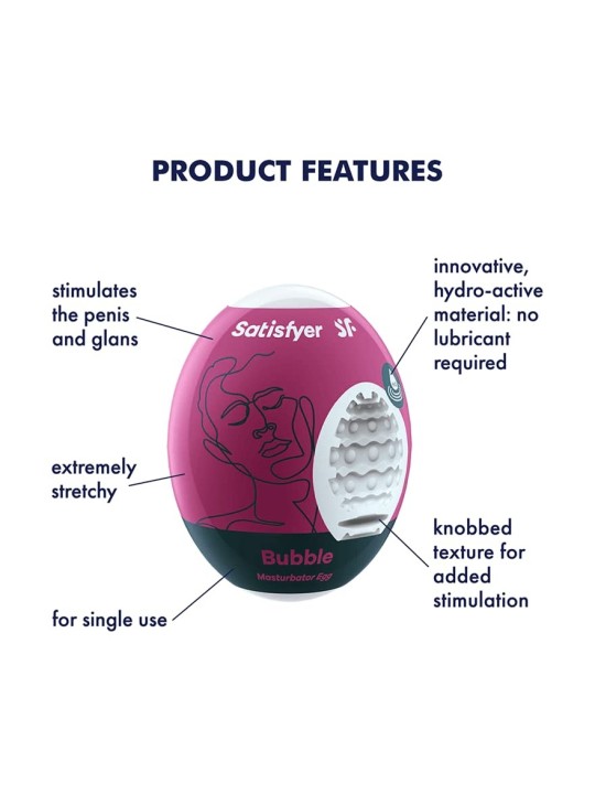 Satisfyer Egg Masturbatore Singolo Bolla 1UN
