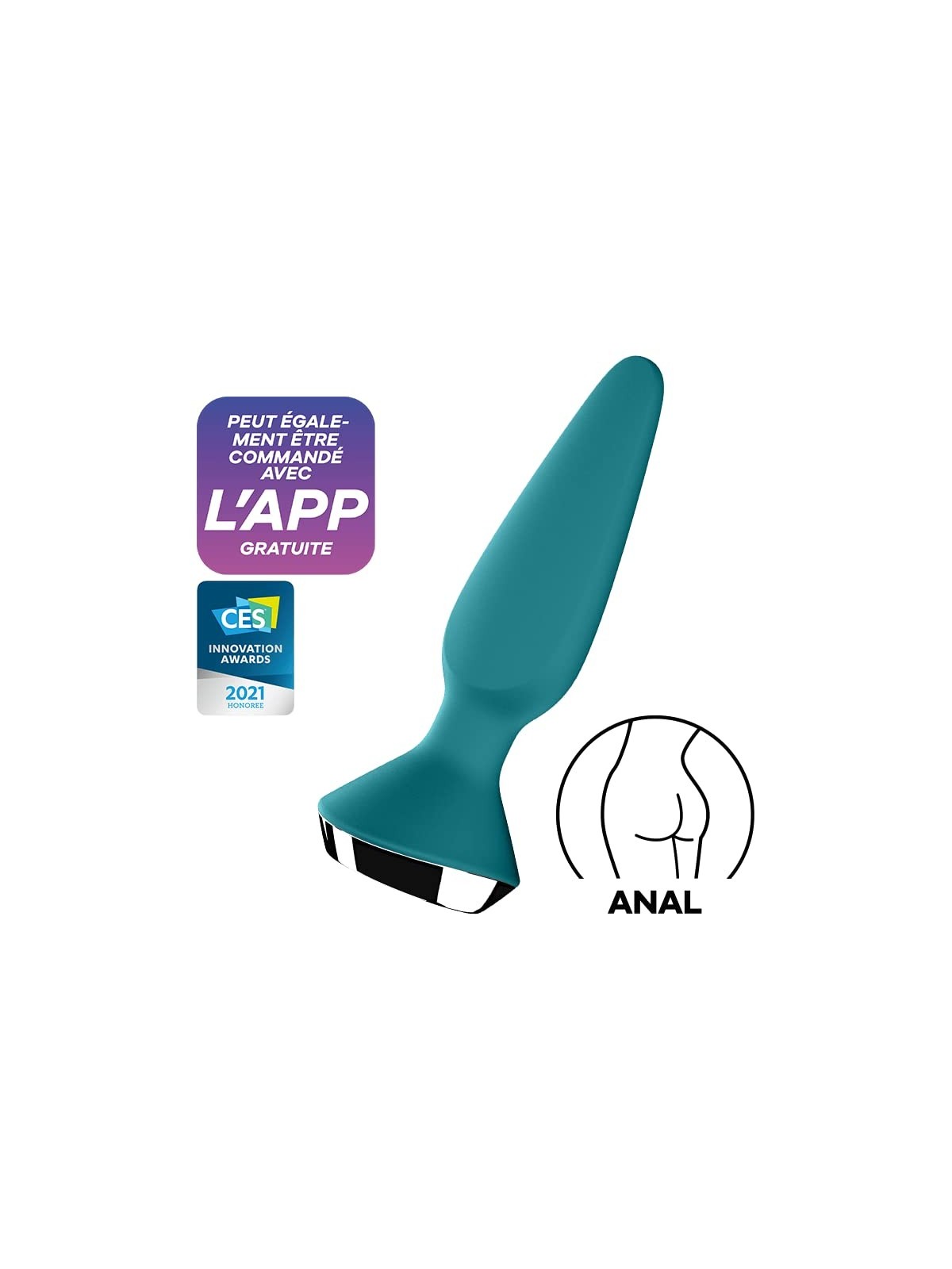 Vibratore Plugilicious 1 Rosa Bluetooth