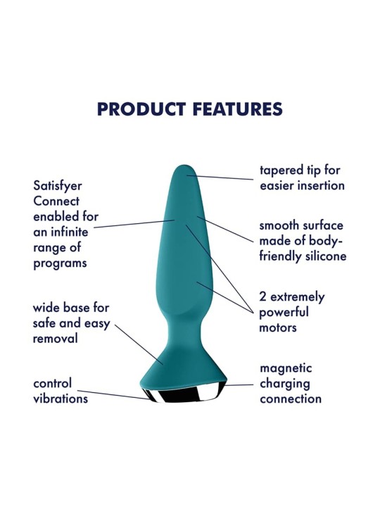 Vibratore Plugilicious 1 Rosa Bluetooth
