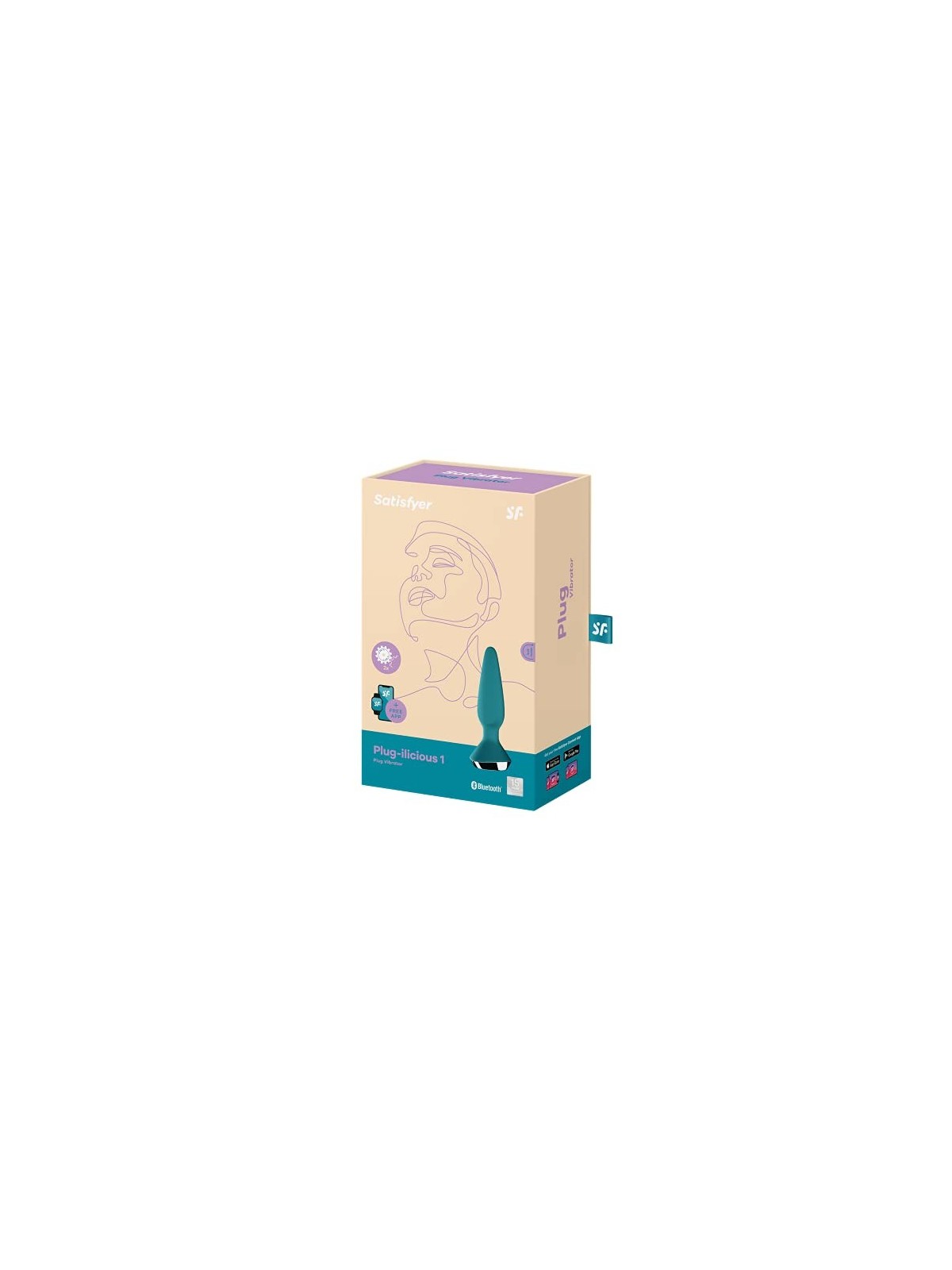 Vibratore Plugilicious 1 Rosa Bluetooth
