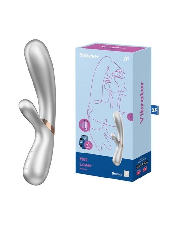Satisfyer Hot Lover Vibratore ArgentoChampagne