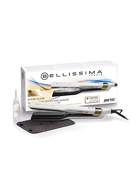 Bellissima Steam Elixir Piastra per capelli a vapore donna