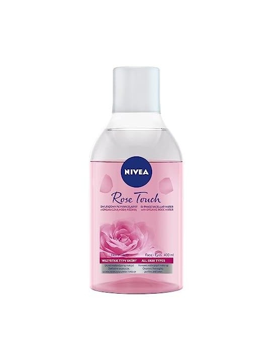 NIVEA Liquido micellare bifasico con acqua di rose 400ml