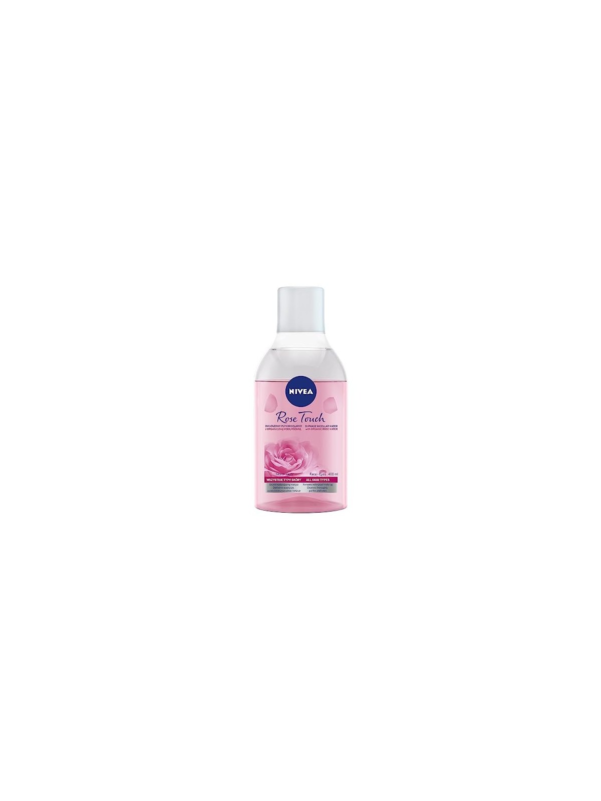 NIVEA Liquido micellare bifasico con acqua di rose 400ml
