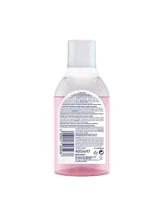 NIVEA Liquido micellare bifasico con acqua di rose 400ml