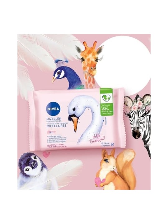 Nivea Salviette Detergenti Micellari 25 pz donna