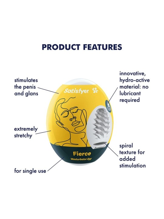 Satisfyer Egg Masturbatore Singolo Fiero 1UN