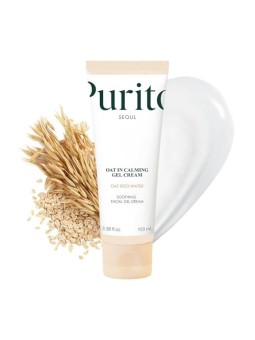 Crema-gel rinfrescante e tonificante con acqua di semi di avena nutriente 100ml