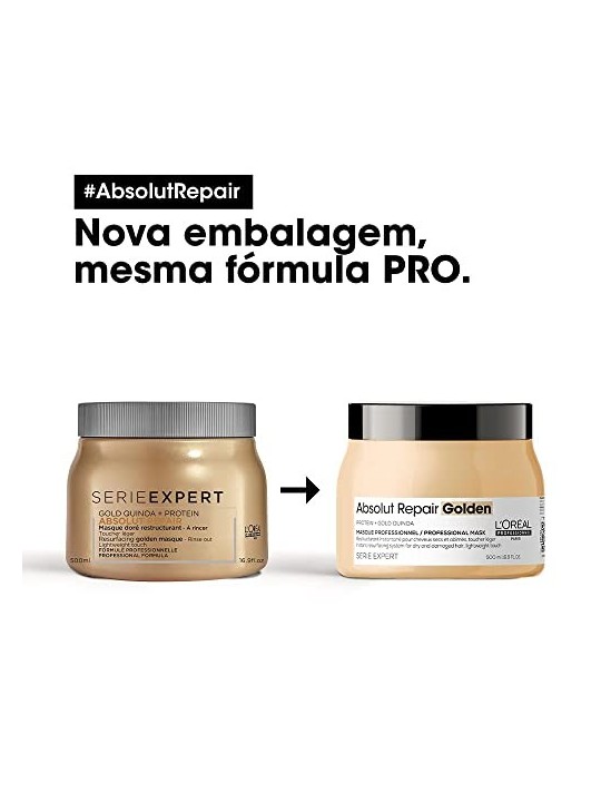 L'Orï¿½ï¿½al Professionnel Absolut Repair Gold Quinoa Protein Resurfacing Golden Masque Maschera rigenerante donna 500ml
