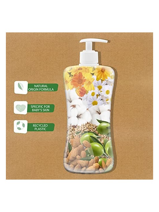 Baby Moments Shampoo per il lavaggio di corpo e capelli 0m 500ml