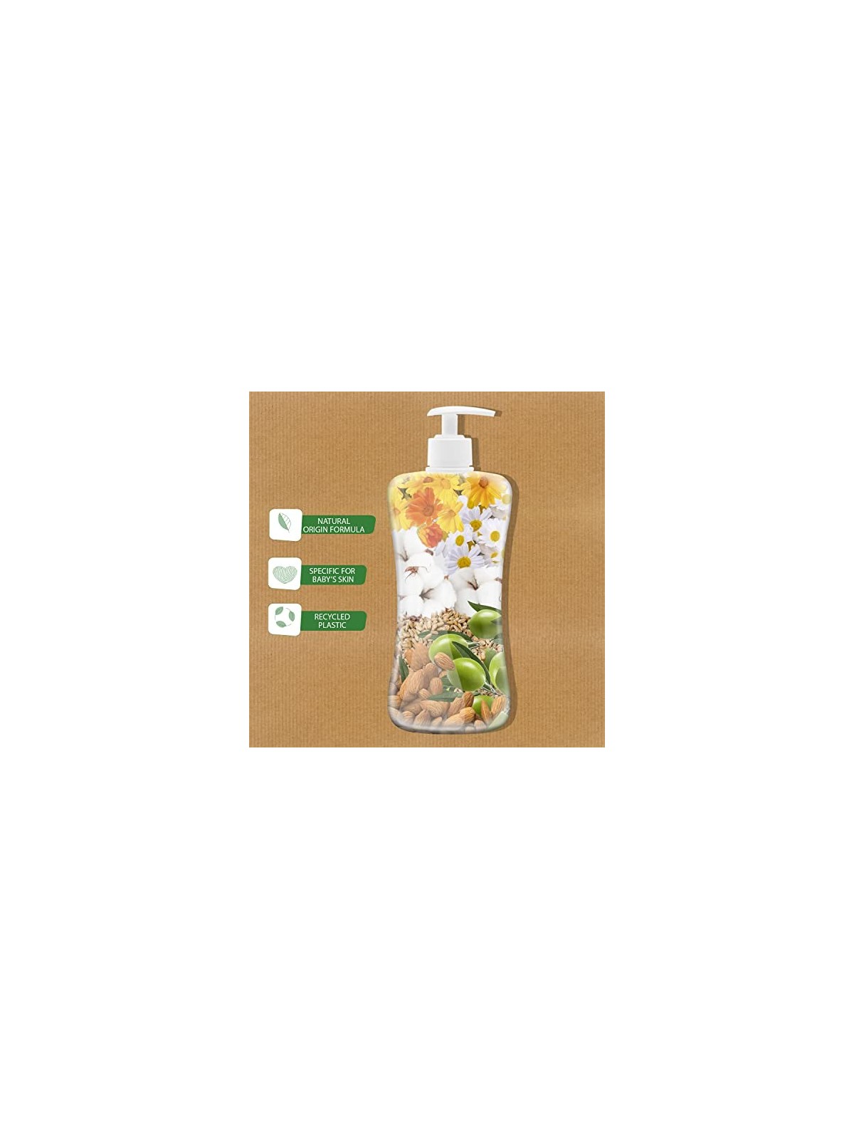 Baby Moments Shampoo per il lavaggio di corpo e capelli 0m 500ml