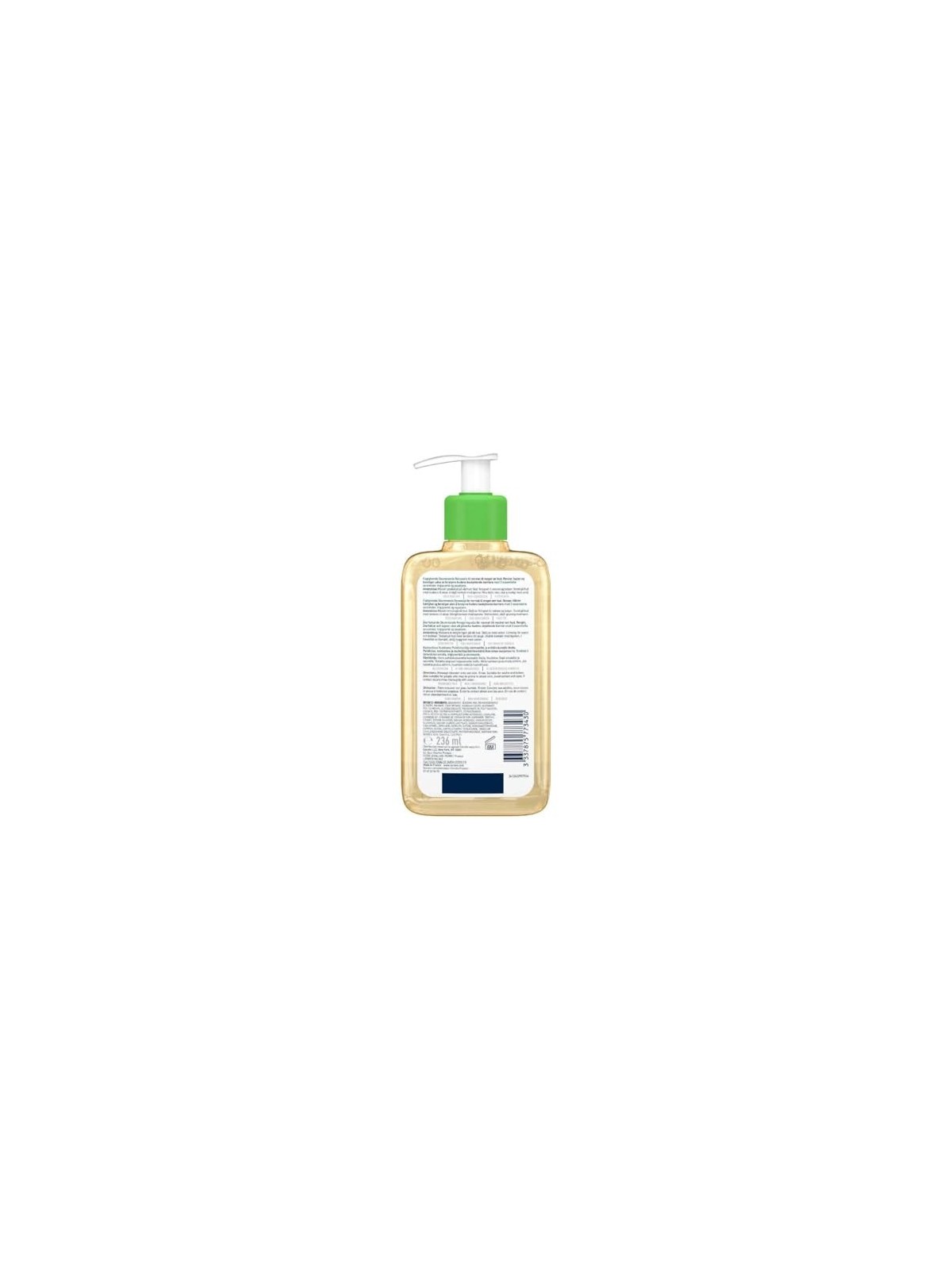 Detergente viso idratante CeraVe con olio, 236ml