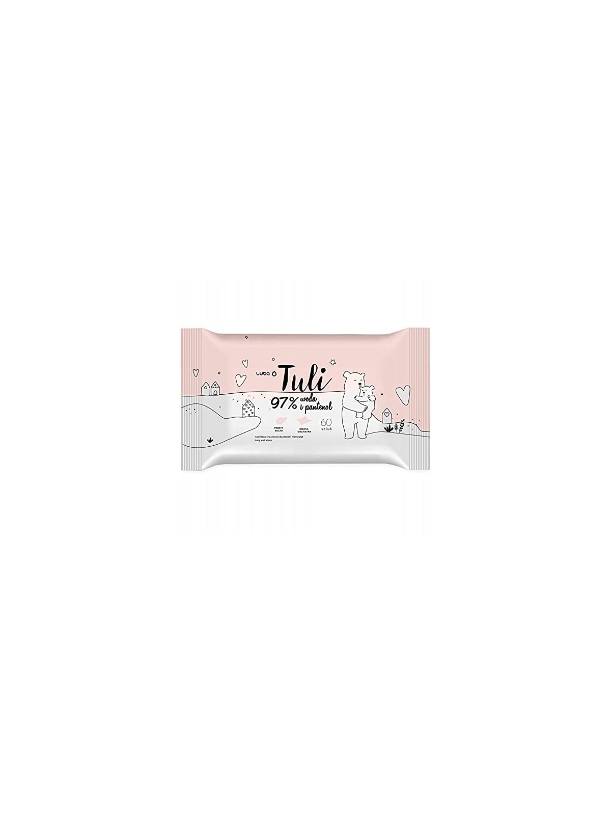 LUBA Tuli salviette umidificate per bambini con Acqua e Pantenolo 60 pz
