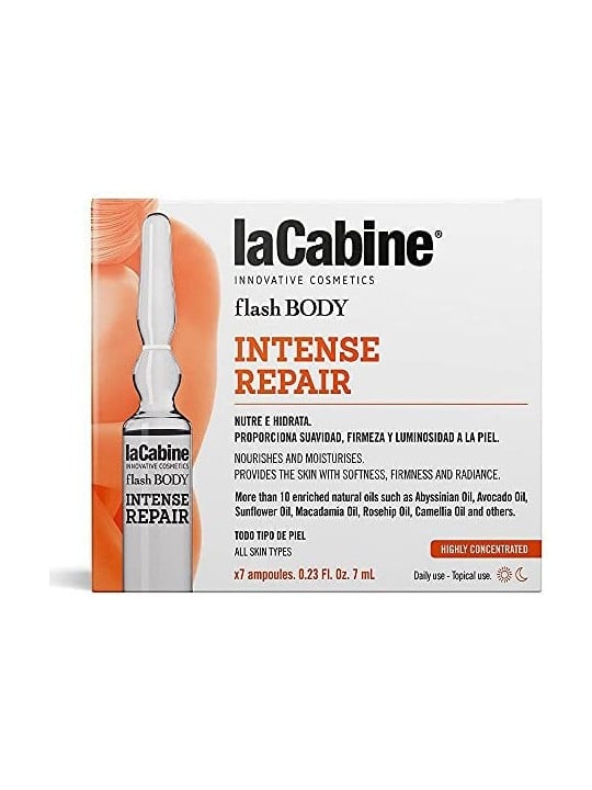 La Cabine FIALE CORPORE per riparazione intensa 7 x 7ml donna
