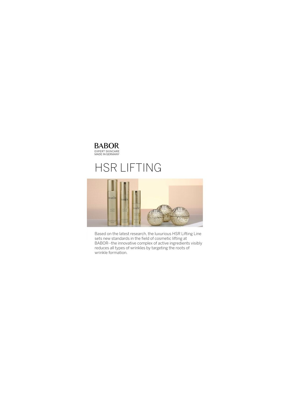 Crema collo e dï¿½ï¿½colletï¿½ï¿½ HSR Lifting Extra Firming 50ml