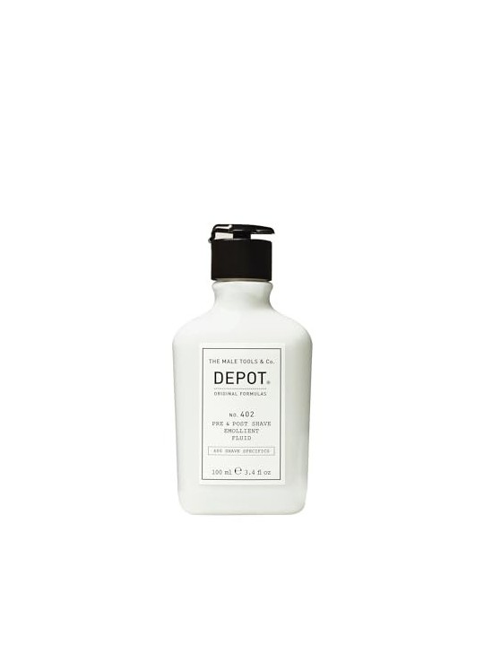 Depot 400 Specifici per Rasatura No 402 Oli Essenziali Fluidi Pre Post Rasatura Lenitivi 100ml donna