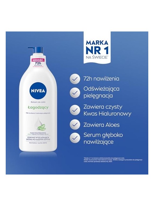 NIVEA Moisturizing Power Serum lozione corpo lenitiva 625ml