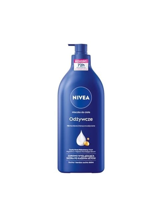 NIVEA Moisturizing Power Serum latte corpo nutriente con pompetta 625ml