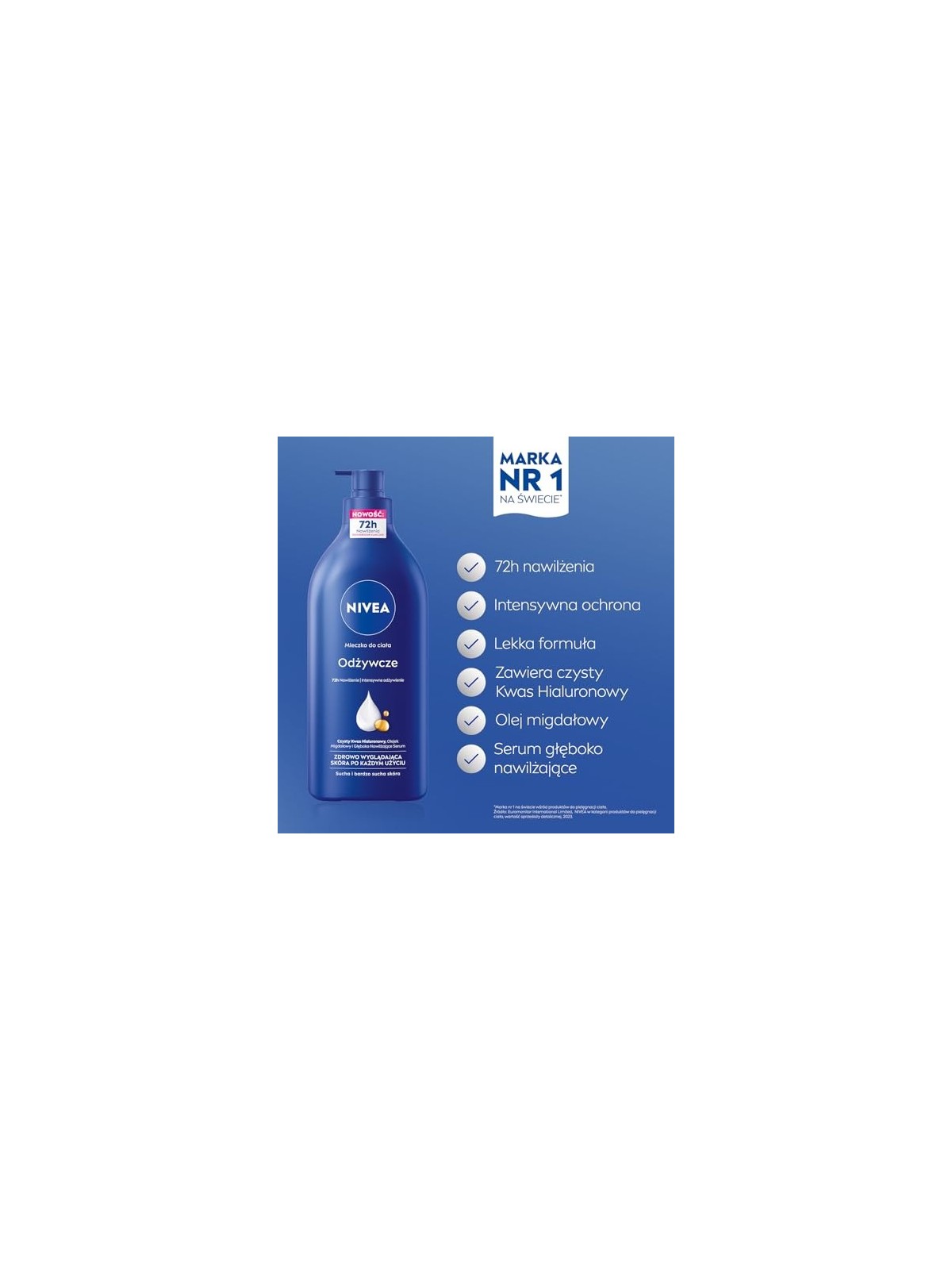 NIVEA Moisturizing Power Serum latte corpo nutriente con pompetta 625ml