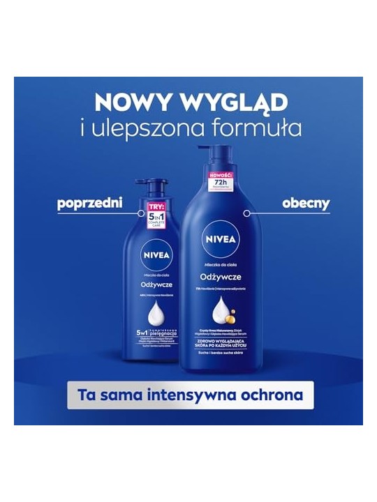 NIVEA Moisturizing Power Serum latte corpo nutriente con pompetta 625ml