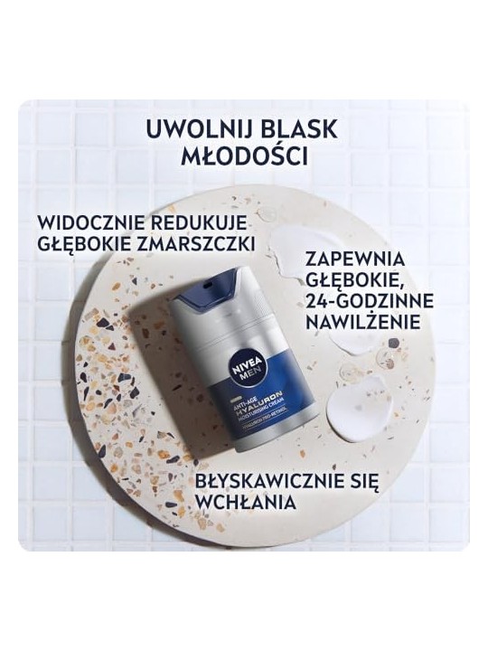 Crema idratante viso Nivea Men Hyaluron SPF 15